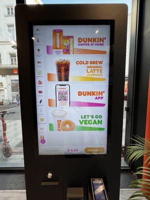   at Dunkin' - Nieuwstraat in Brussels