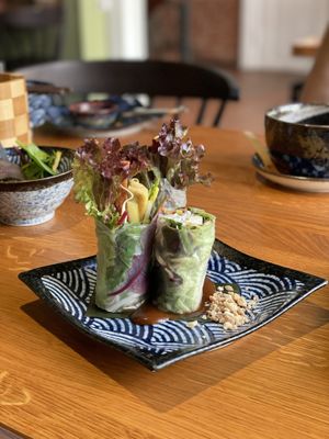 Fresh summer rolls - Sen Vegan Living, Lüneburg  at Sen Lüneburg in Lueneburg
