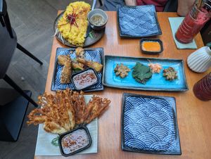 Vegan starters to share at Sen Lüneburg in Lueneburg