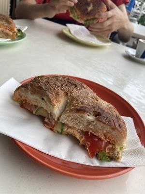 Chicken ftira   at Cafe Castille in Valletta