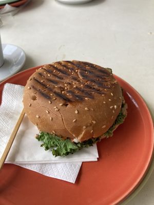 Corn patty   at Cafe Castille in Valletta