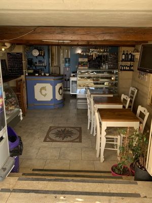   at Cafe Castille in Valletta