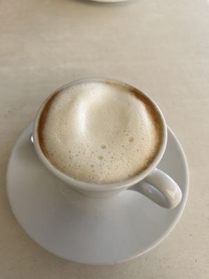 Soya cappuccino   at Cafe Castille in Valletta