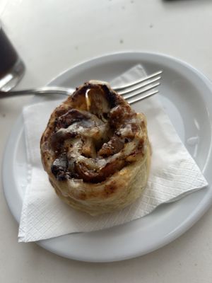 Some tart with pear, caramel and walnuts   at Cafe Castille in Valletta