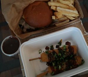 Smashy azuki at Kitsune Burgers in Brussels