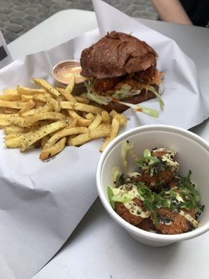   at Kitsune Burgers in Brussels