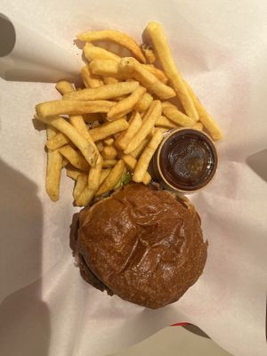   at Kitsune Burgers in Brussels