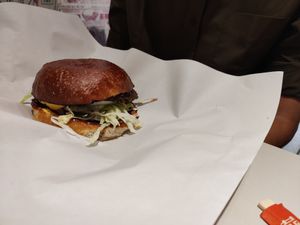 Cheeseburger at Kitsune Burgers in Brussels