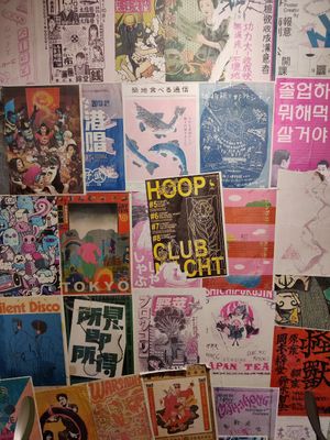 La déco at Kitsune Burgers in Brussels