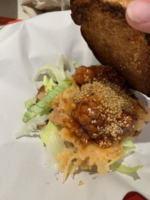   at Kitsune Burgers in Brussels