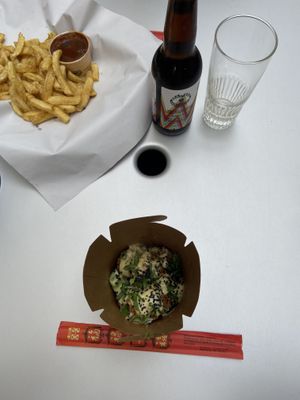   at Kitsune Burgers in Brussels