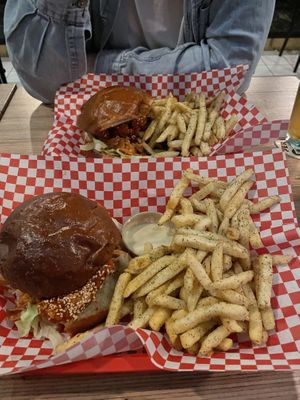   at Kitsune Burgers in Brussels