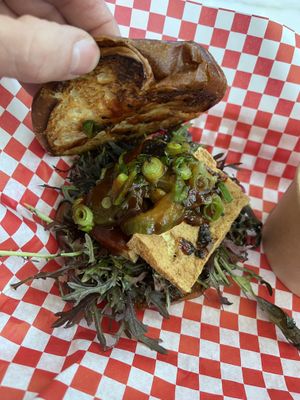 Yum  at Kitsune Burgers in Brussels