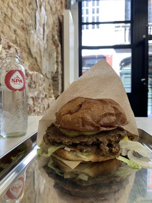 Double smash   at Kitsune Burgers in Brussels