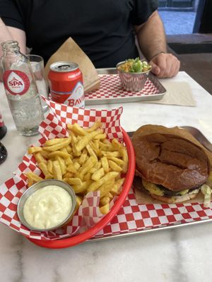   at Kitsune Burgers in Brussels