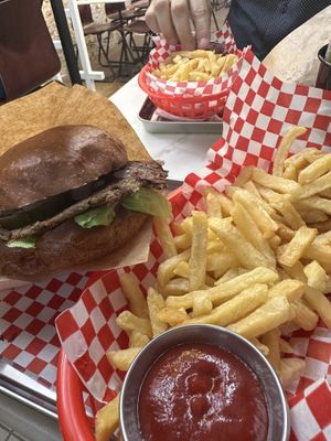   at Kitsune Burgers in Brussels