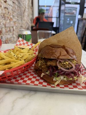   at Kitsune Burgers in Brussels