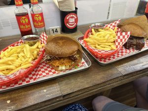   at Kitsune Burgers in Brussels