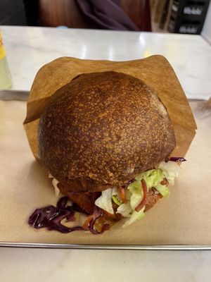   at Kitsune Burgers in Brussels