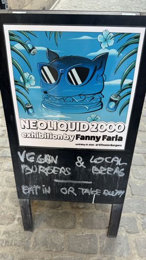   at Kitsune Burgers in Brussels