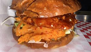   at Kitsune Burgers in Brussels