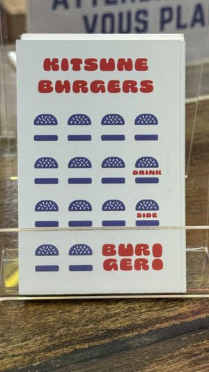   at Kitsune Burgers in Brussels