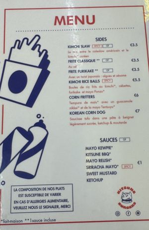   at Kitsune Burgers in Brussels