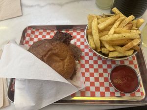   at Kitsune Burgers in Brussels