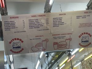   at Kitsune Burgers in Brussels