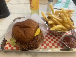   at Kitsune Burgers in Brussels