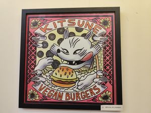 They support local artists:) , you can find  the Instagram account of the artists who made the art decoration at Kitsune Burgers in Brussels