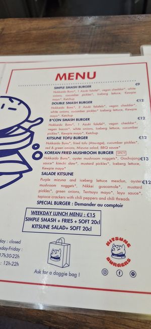  at Kitsune Burgers in Brussels
