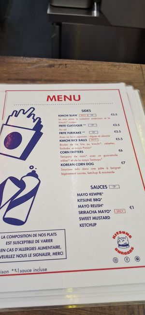  at Kitsune Burgers in Brussels