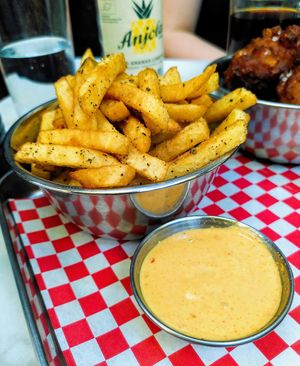 Furikake fries at Kitsune Burgers in Brussels