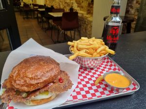 Best burger in town at Kitsune Burgers in Brussels