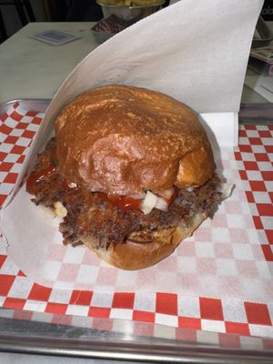   at Kitsune Burgers in Brussels