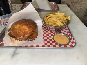   at Kitsune Burgers in Brussels