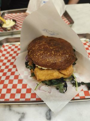 Kitsune Tofu at Kitsune Burgers in Brussels