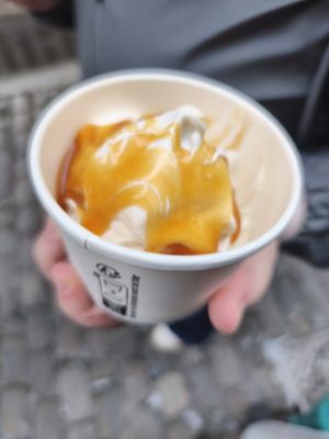 Soft ice cream at Kitsune Burgers in Brussels