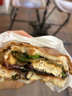 Kitsune Tofu Burger 12€  at Kitsune Burgers in Brussels