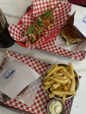   at Kitsune Burgers in Brussels