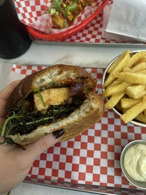   at Kitsune Burgers in Brussels