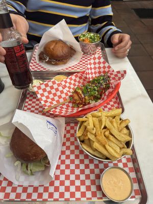   at Kitsune Burgers in Brussels