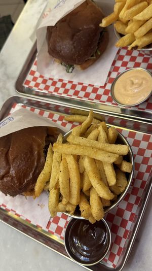   at Kitsune Burgers in Brussels