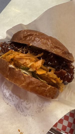   at Kitsune Burgers in Brussels