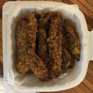 Portobello fries at Jordan Pie Cafe in New York City