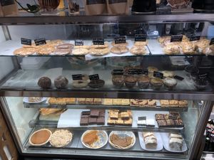Bakery display  at Jordan Pie Cafe in New York City