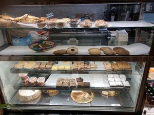 Bakery display at Jordan Pie Cafe in New York City