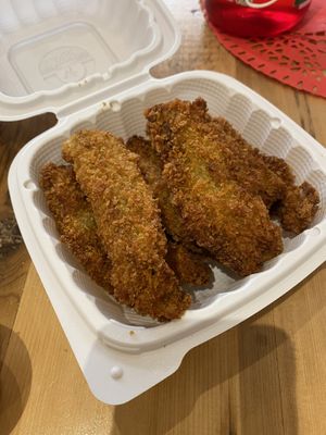 Portobello fries  at Jordan Pie Cafe in New York City