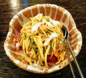 Raw Vegan Tomato Coconut Curry at Spices Restaurant 香辣軒 in Hong Kong Island